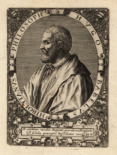 Hugues Babet, fransk filosof. av Theodore de Bry