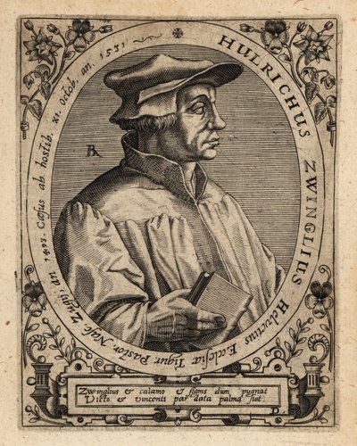 Huldrych Zwingli av Theodore de Bry