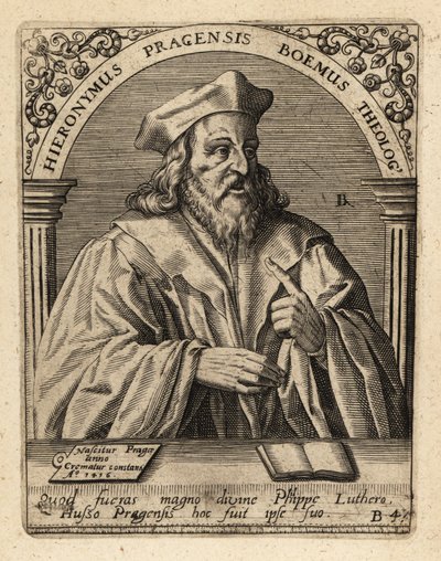Jerome av Prag av Theodore de Bry
