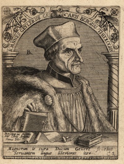 Johann Geiler från Kaisersberg av Theodore de Bry