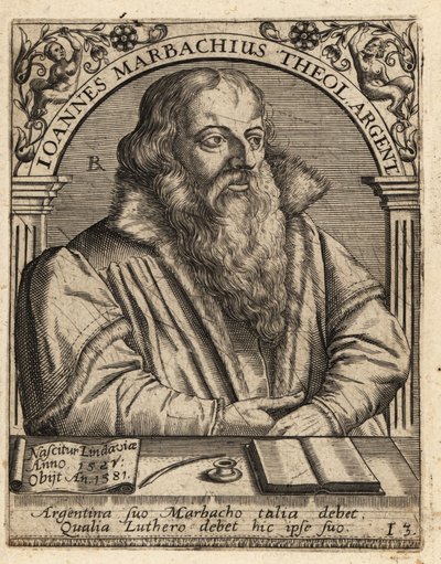 Johann Marbach av Theodore de Bry