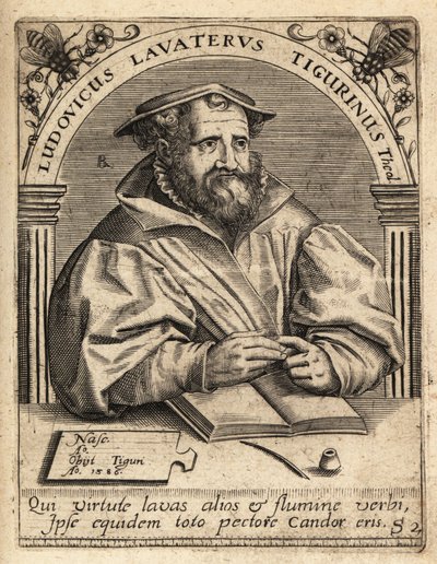 Ludwig Lavater av Theodore de Bry