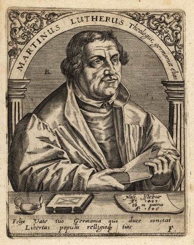 Martin Luther av Theodore de Bry