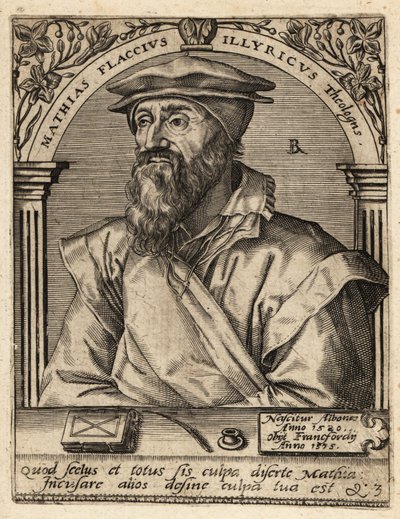 Matthias Flacius av Theodore de Bry