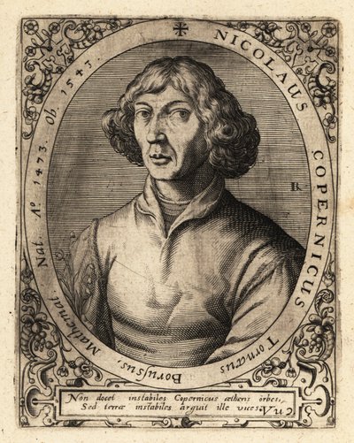 Nicolaus Copernicus, polymat från renässanstiden. av Theodore de Bry