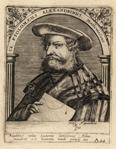 Nicolaus Germanus, tysk kartograf. av Theodore de Bry