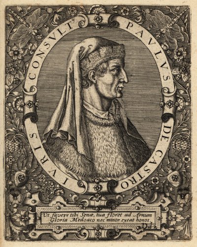 Paulus av Castrensis av Theodore de Bry