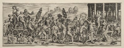 Bacchus triumf. av Theodore de Bry