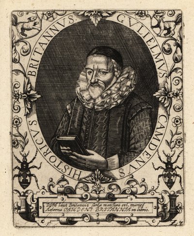 William Camden, engelsk antikvarie. av Theodore de Bry