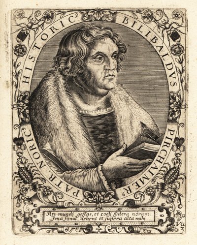 Willibald Pirckheimer, tysk advokat. av Theodore de Bry
