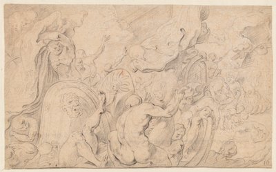 The Companions of Ulysses som öppnar påsen med vindar av Theodore van Thulden