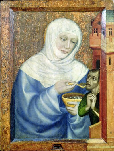 St. Elizabeth av Ungern (1207-31) av Theodoricus of Prague