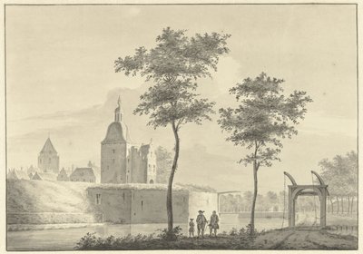 Leidse Poort i Woerden av Theodorus Cornelis Schutter