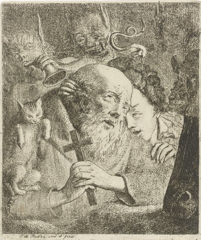 Sankt Antonius frestelse av Theodorus de Roode