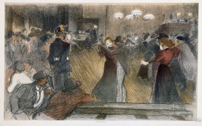 Barriärbal av Théophile Alexandre Steinlen