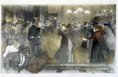 Bolla - teckning av Steinlen av Théophile Alexandre Steinlen