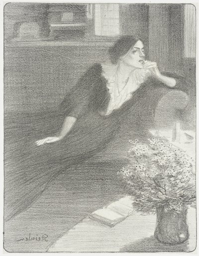 Skymningssång av Théophile Alexandre Steinlen