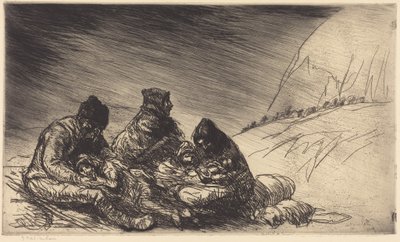 Exodus av Théophile Alexandre Steinlen