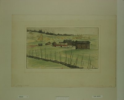 [Landskap i Norge] av Théophile Alexandre Steinlen