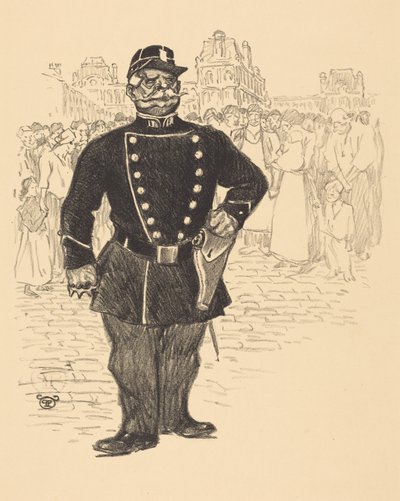 Fred på gatorna av Théophile Alexandre Steinlen