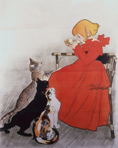 Ren steriliserad mjölk från La Vingeanne av Théophile Alexandre Steinlen