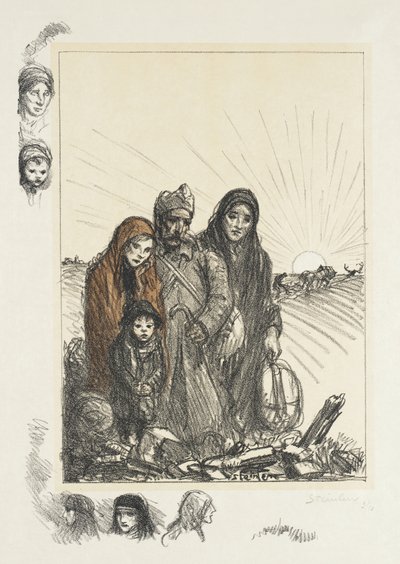 Återkomst till hemmet av Théophile Alexandre Steinlen