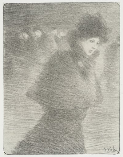 En förbipasserande kvinna av Théophile Alexandre Steinlen