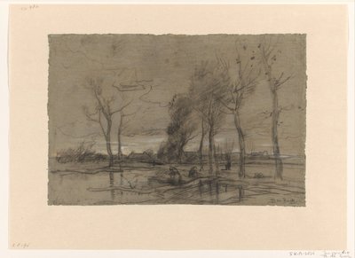 höstlandskap av Theophile de Bock