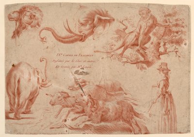 Titelsida, från "IXe Cahier de Fragment" av Therèse Éléonore Lingée