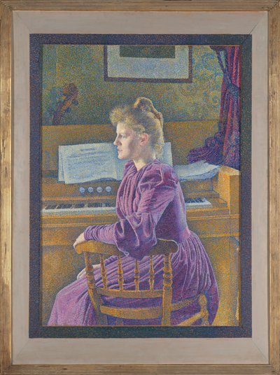 Maria Sèthe på Harmonium av Théo van Rysselberghe