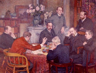 Föreläsningen, 1903. av Théo van Rysselberghe