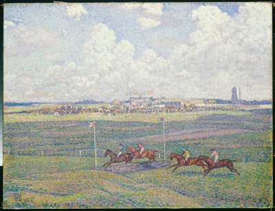 Racecourse i Boulogne-sur-Mer av Théo van Rysselberghe