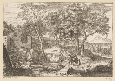 Flyg till Egypten Suite de Paysages (serietitel) av Théodore