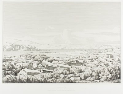Kykladerna: Filips portar, Dhílos port, Rinea (eller Stora Dhílos) och Tínos av Théodore Caruelle d