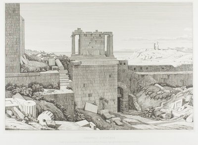 Akropolis i Aten av Théodore Caruelle d