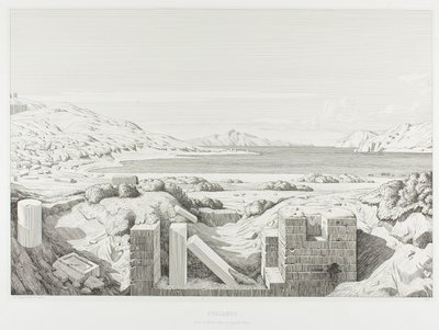 Utsikt över Korinth av Théodore Caruelle d