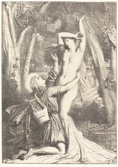 Apollo och Daphne av Théodore Chassériau