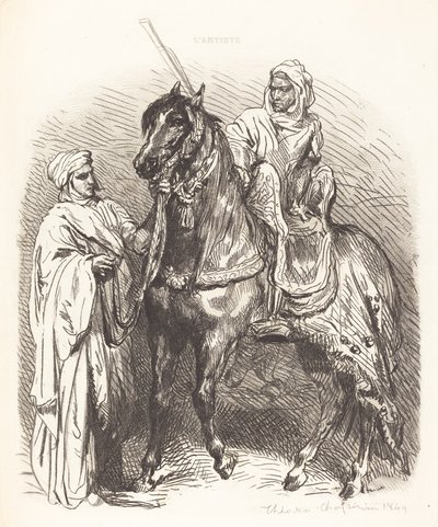 Arabisk montering av Théodore Chassériau