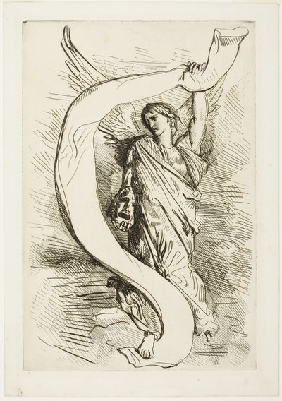 Frontispice, från Othello av Théodore Chassériau