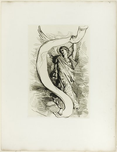 Frontispiece, från Othello av Théodore Chassériau