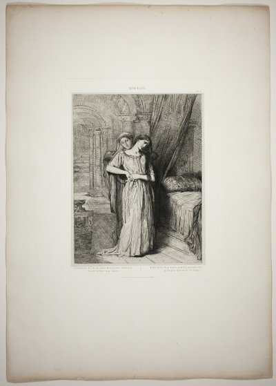 If I Do Die Before Thee, platta åtta ur Othello av Théodore Chassériau
