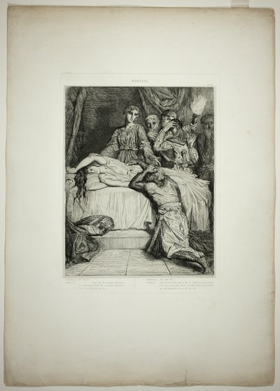 Oh! Oh! Oh!, platta fjorton från Othello av Théodore Chassériau