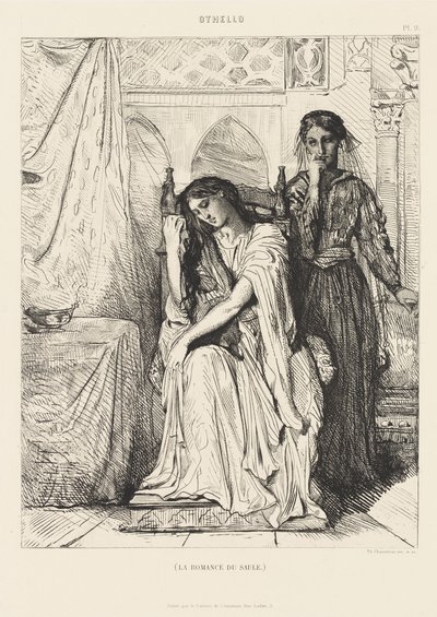 Svit Othello, nr 9 av Théodore Chassériau