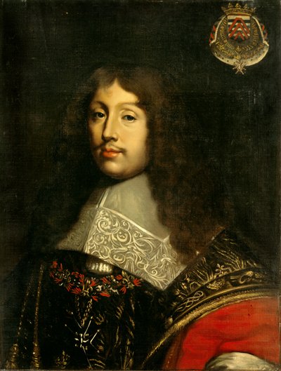 Porträtt av hertigen Francois de la Rochefoucauld (1613-1680), fransk författare Målning av Theodore Chasseriau (1819-1856) 1800-talets sön. 0,73x0,57 m av Théodore Chassériau