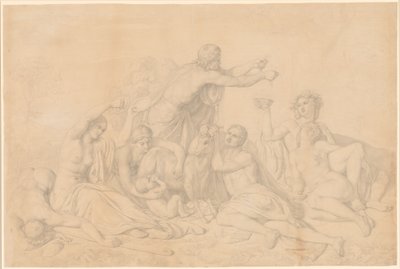 Jupiters omvårdnad av Théodore Chassériau