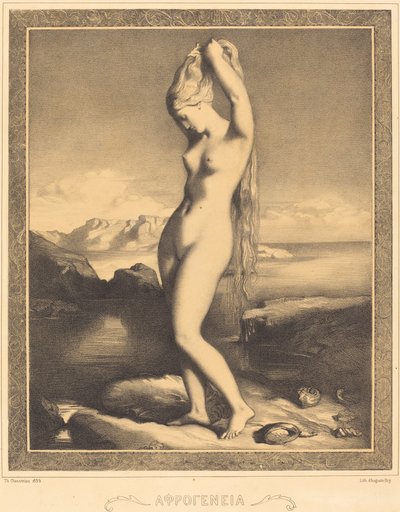 Venus Anadyomene av Théodore Chassériau