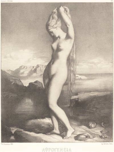 Venus Anadyomene av Théodore Chassériau
