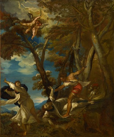 Sankt Petrus martyrskap (efter Titianus) av Theodore Gericault