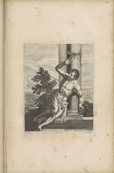 Sankt Sebastians martyrskap av Théodorus van Kessel