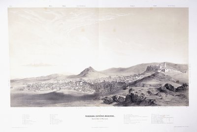 Panorama över moderna Aten av Théodose du Moncel